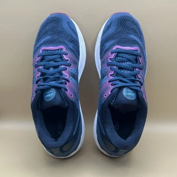 ASICS Gel Nimbus 23 Blue Purple Running Athletic Shoes - Women's Size 9 USED - Picture 7 of 10